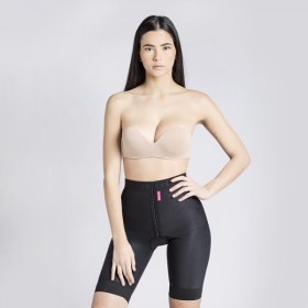 Garment for liposuction below breasts and knees
